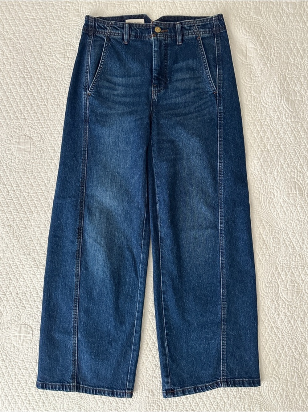 Pilcro Anthropologie The Lex High-Rise Relaxed Tapered Jeans Size 26 - Picture 12 of 15